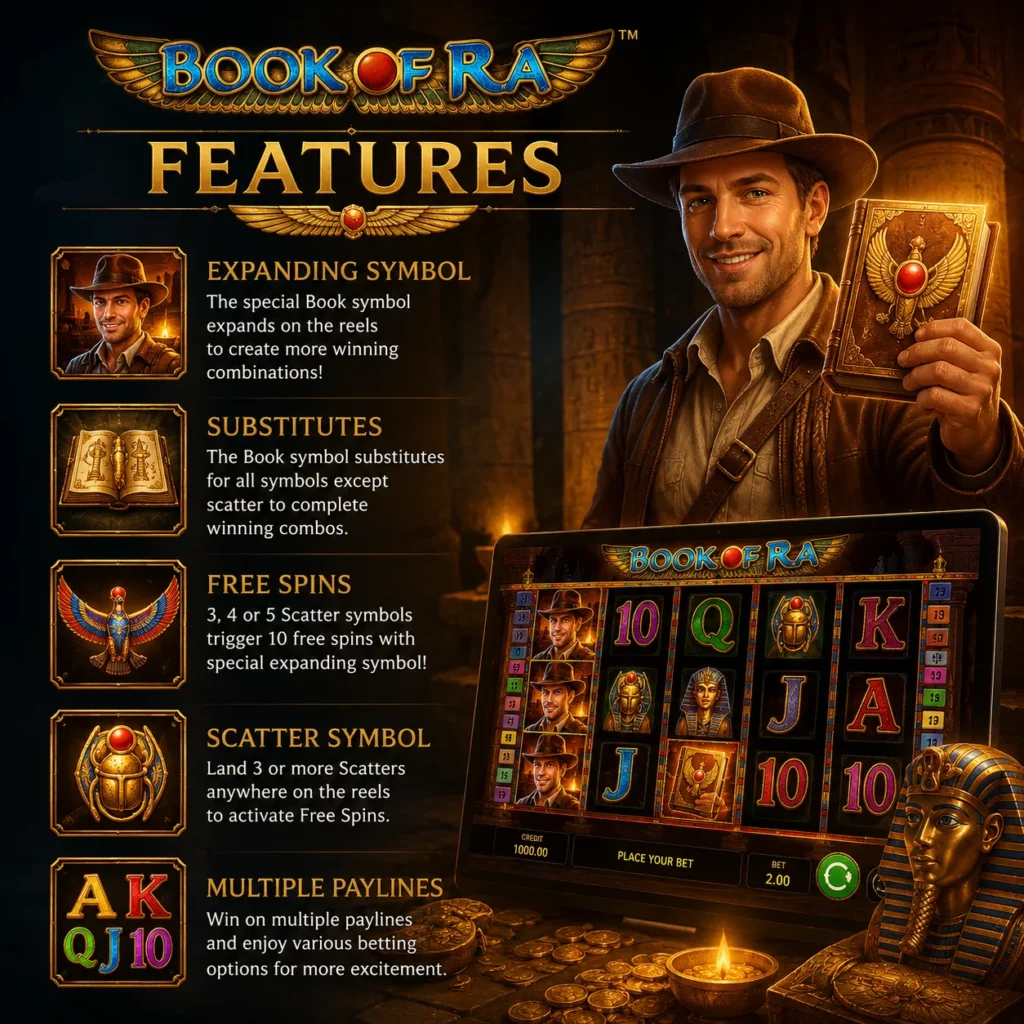 Book of Ra Features