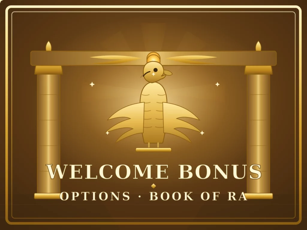 Book of Ra Welcome Bonus Options