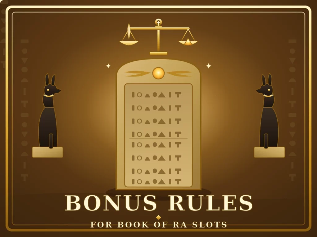 Bonus Rules for Book of Ra Slots